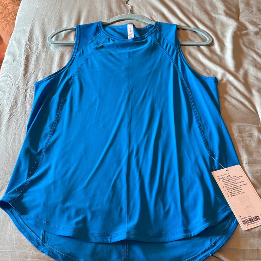NWT Lululemon Blue Sleeveless Women's Top